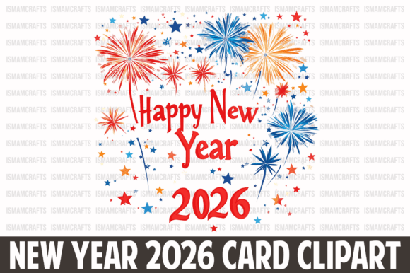 Download Happy New Year 2026 Greeting Card PNG - New Collection