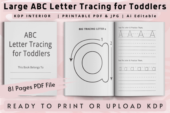 Download Large ABC Letter Tracing for Toddlers - Abc Collection