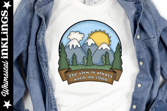 Download The View-Hiking Sublimation Clipart - Sublimation Collection